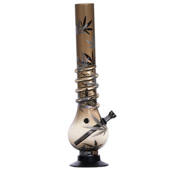  RAIN DROP LEAVES ACRYLIC BONG