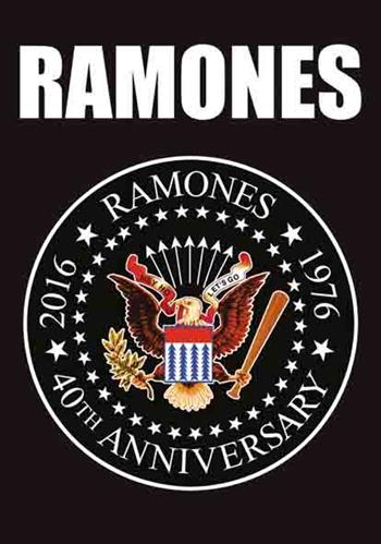 Ramones 40th Anniversary Logo Flag