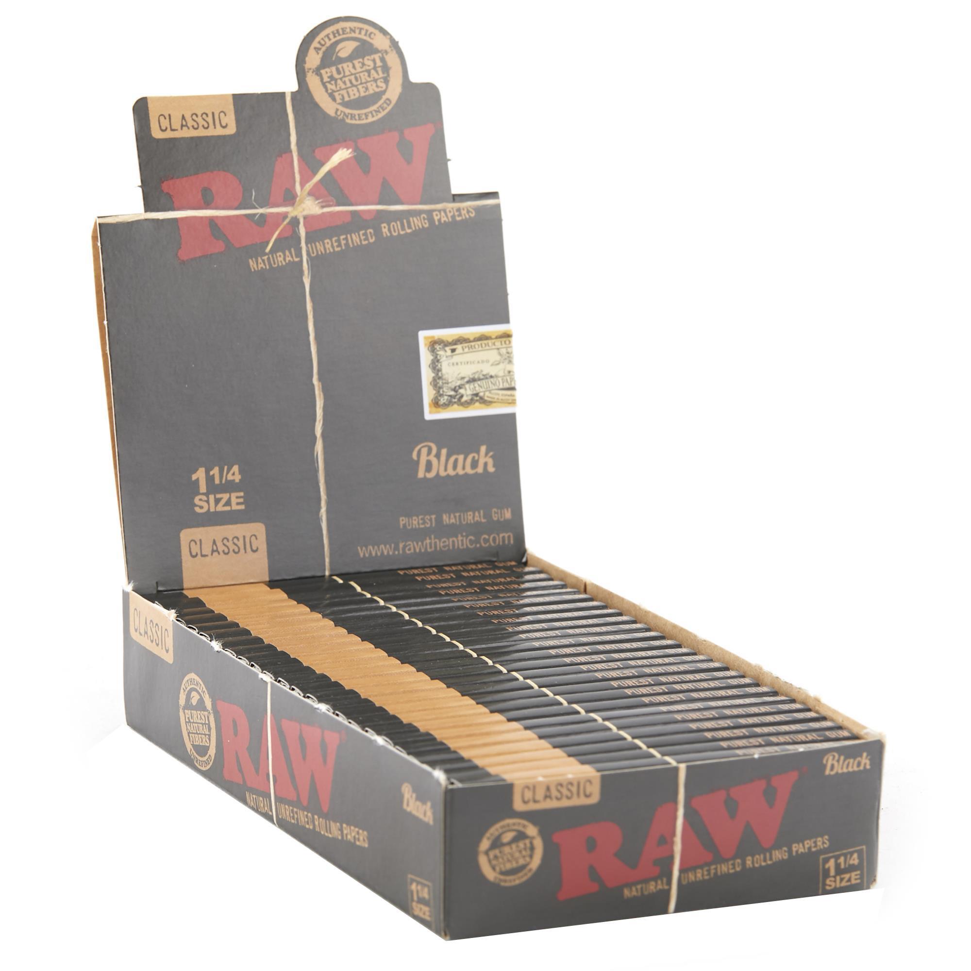 Raw Black Rolling Papers & Supplies | GoSensi