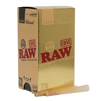  RAW ETHEREAL 1 1/4 CONES 75CT
