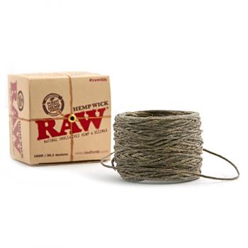  RAW NATURAL HEMP WICK 100FT