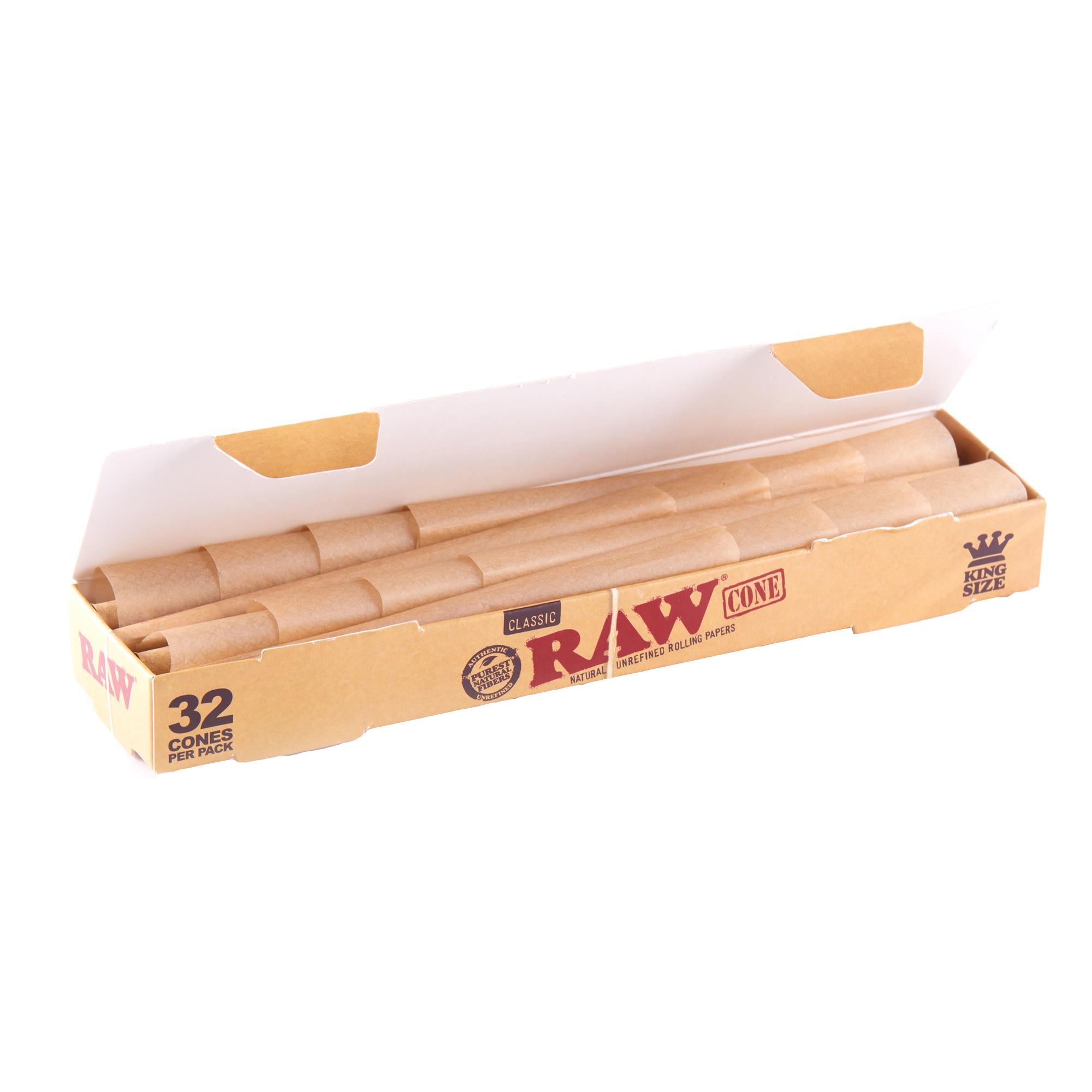 RAW PRE-ROLLED KING SIZE CONES