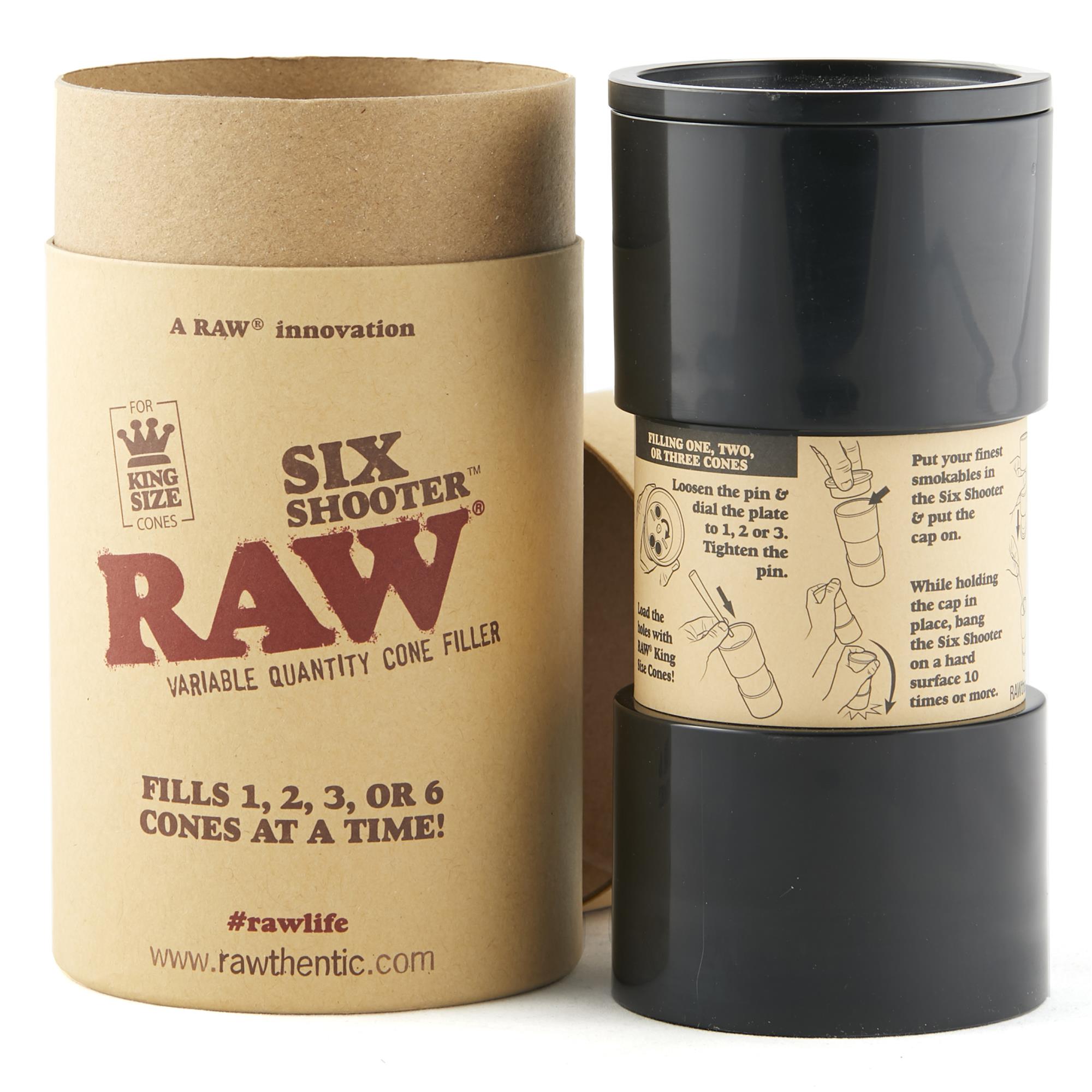 RAW SIX SHOOTER KING SIZE CONE FILLER
