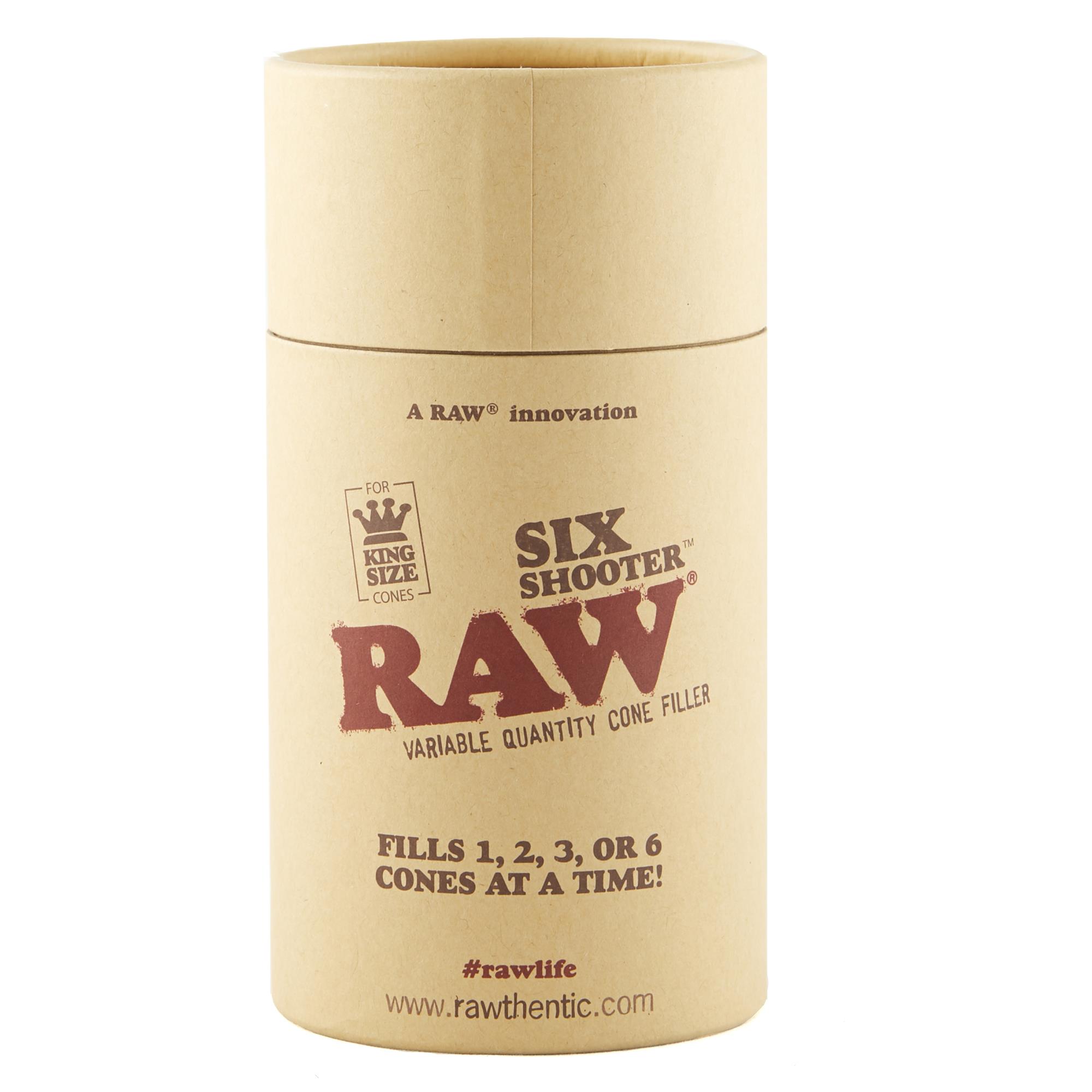 RAW SIX SHOOTER KING SIZE CONE FILLER