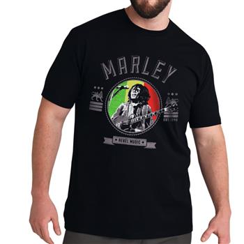 Bob Marley Rebel Music Seal T-Shirt
