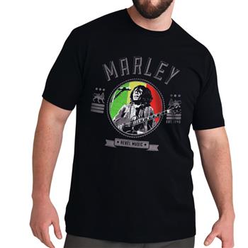 Bob Marley Rebel Music Seal T-Shirt