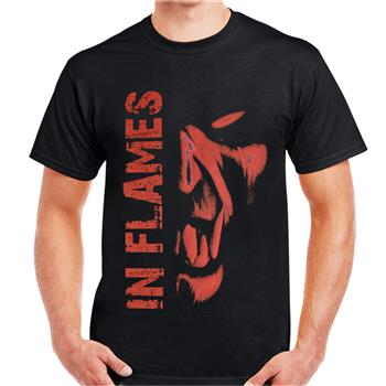 In Flames Red Face T-Shirt