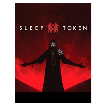 Sleep Token Red Light Sherpa Fleece Blanket