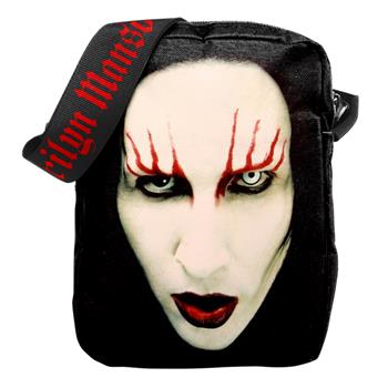 Marilyn Manson Red Lips Crossbody Bag