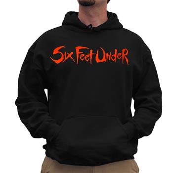 Six Feet Under Red Logo Hoodie