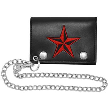 Generic Red Nautical Star Wallet