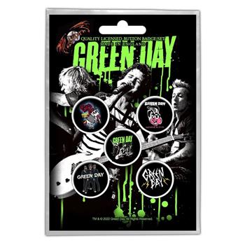 Green Day Revolution Button Pin Set