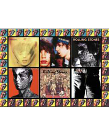 Rolling Stones Collage Flag