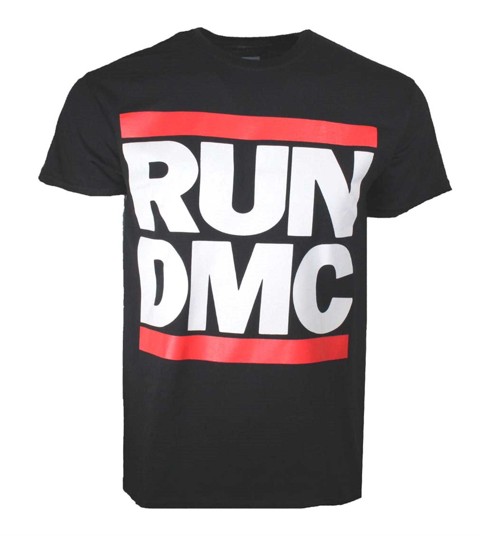 Run DMC Logo Black T-Shirt