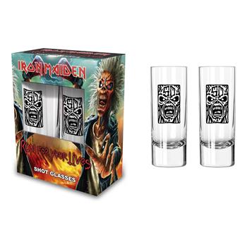 Iron Maiden Run For Your Lives Shot Glass Set