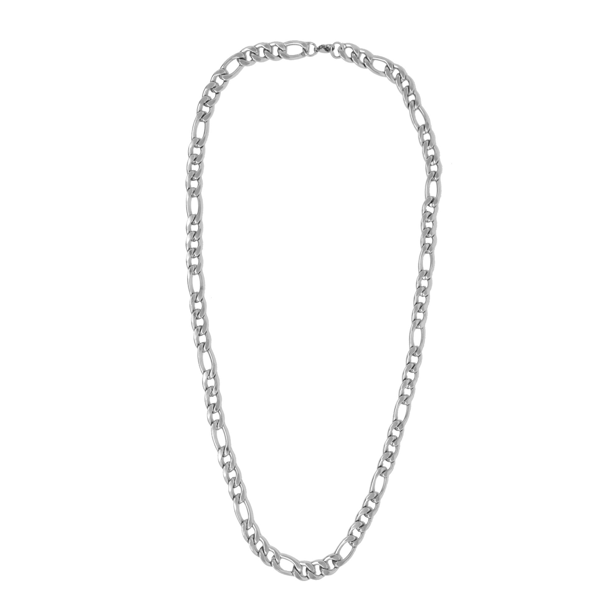 S STEEL NK 22IN/55CM FLAT SMALL CHAIN LINK