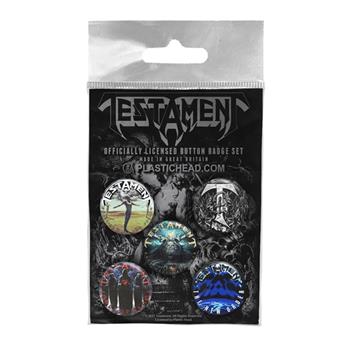 Testament S/T Button Pin Set