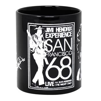 Jimi Hendrix San Francisco 68 Mug