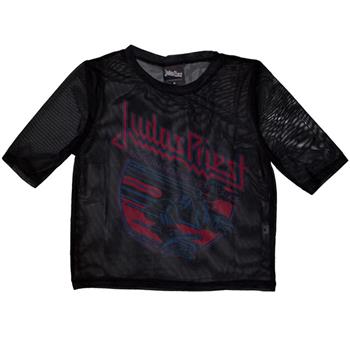 Judas Priest Screaming For Vengeance Mesh Crop Top