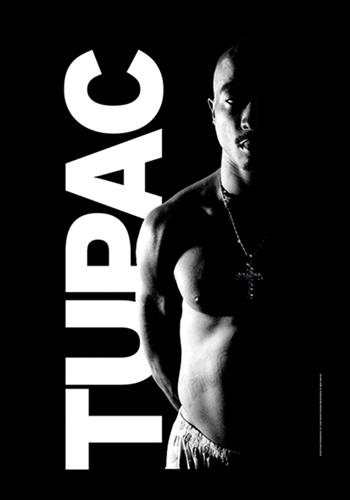 Tupac Side Photo Flag