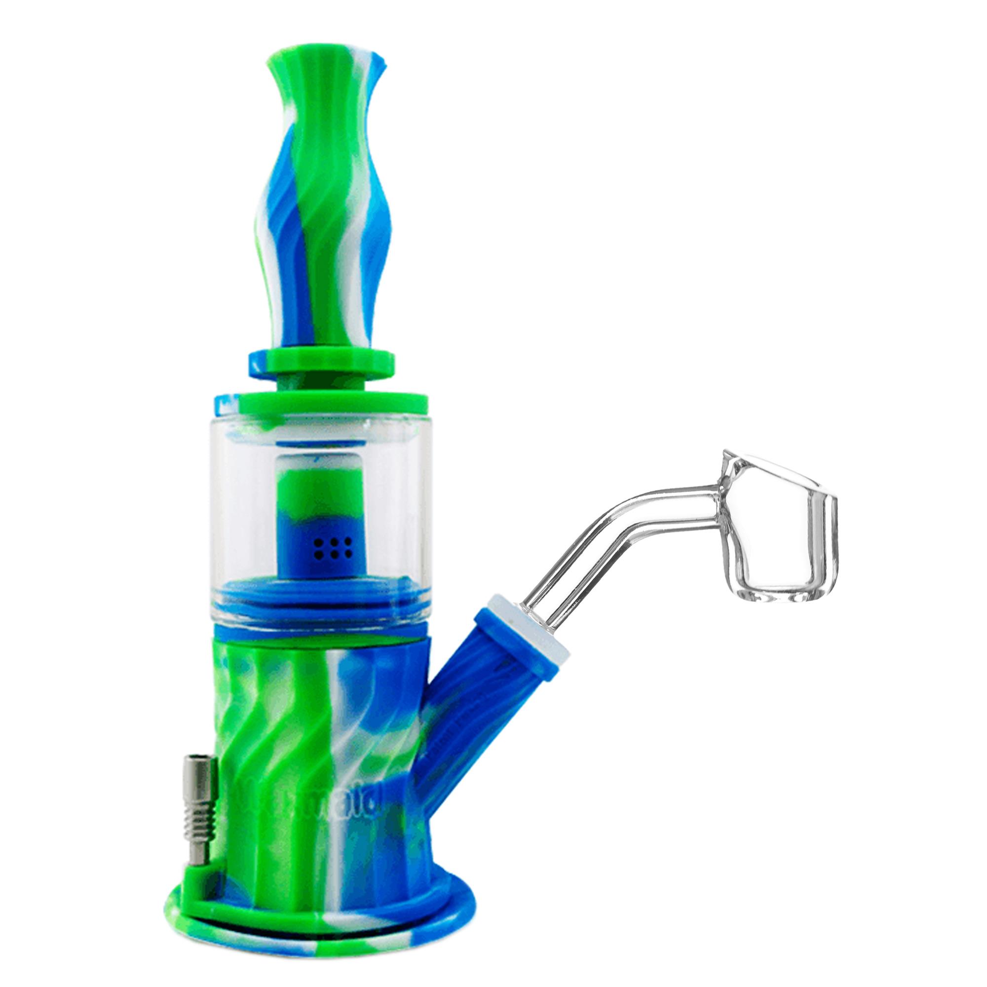 SILICONE 4 IN 1 DAB RIG BONG