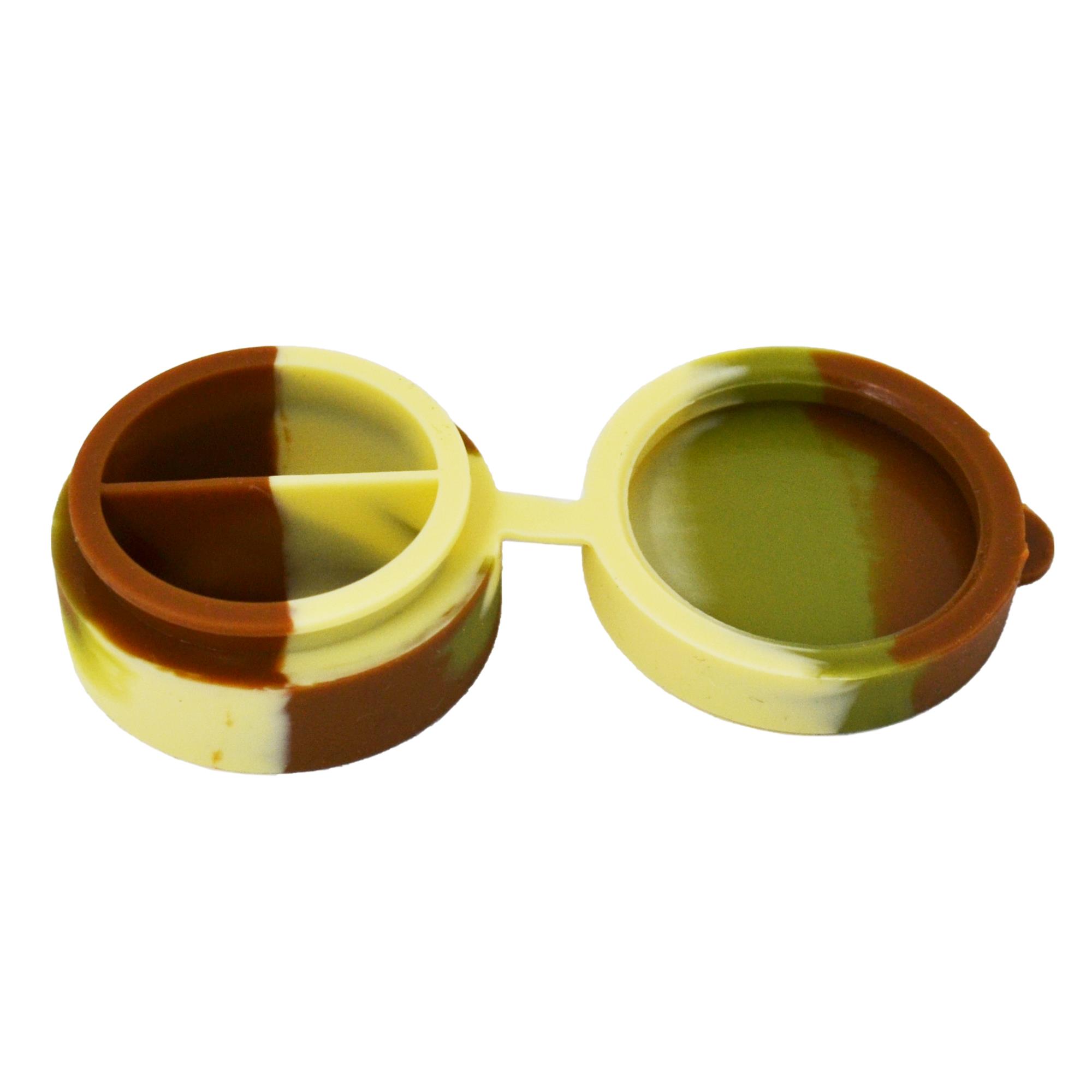 SILICONE CONTAINER - DUAL COMPARTMENT - 43MM