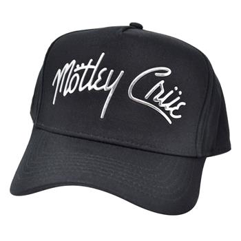 Motley Crue Silver Logo Hat
