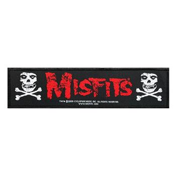 Misfits Skull & Bones Super Strip Patch