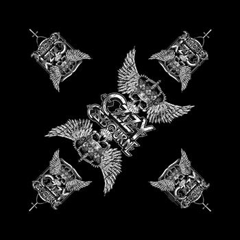 Ozzy Osbourne Skull & Wings Bandana