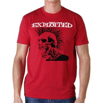 Exploited (The) Skull Red T-Shirt