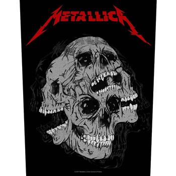 Metallica Skulls Back Backpatch