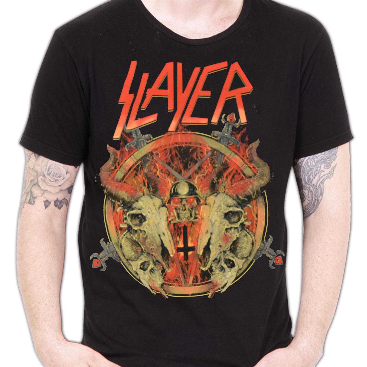 Slayer Goat Skulls (Rock Plus Exclusive) T-Shirt