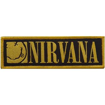 Nirvana Smiley & Logo Bordered Patch