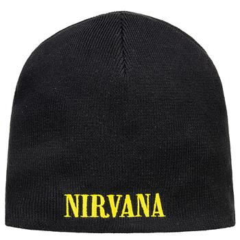 Nirvana Logo/Smiley (Embroidered) Beanie