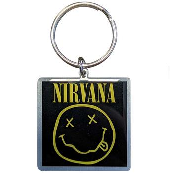 Nirvana Smiley Keychain