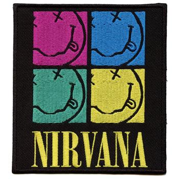 Nirvana Smiley Squares Patch