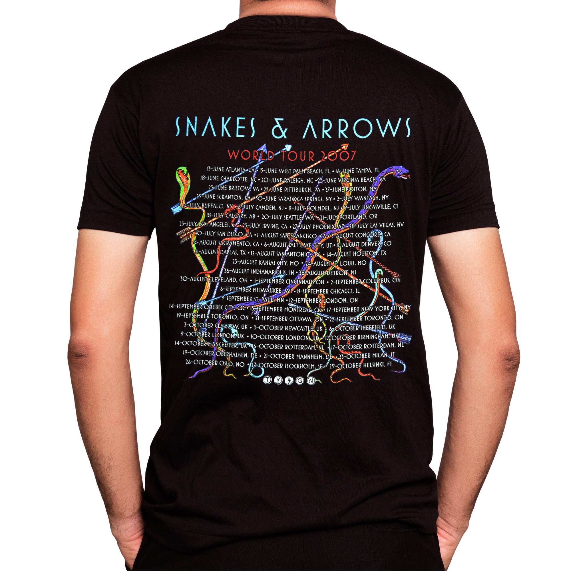Snakes & Arrows Tour 2007 T-Shirt