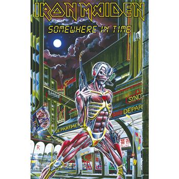 Iron Maiden Somewhere in Time Premium Flag