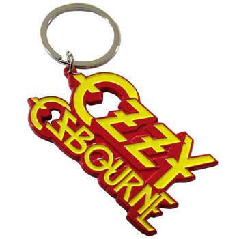 Ozzy Osbourne Stacked Logo Keychain