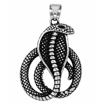  Stainless Steel Cobra Pendant