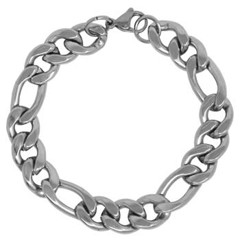 Generic Stainless Steel Flat Med Chain Links Bracelet