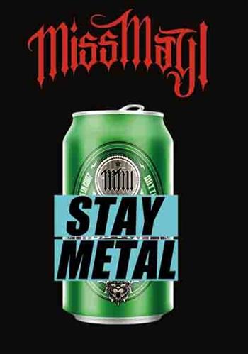 Miss May I Stay Metal Flag