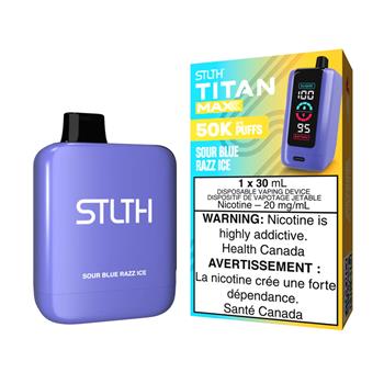  STLTH TITAN MAX SOUR BLUE RAZZ ICE