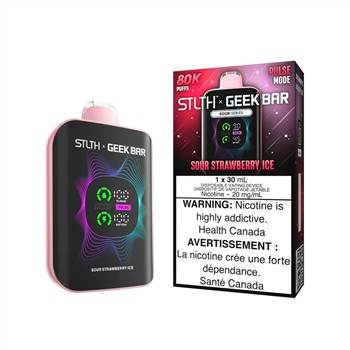  STLTH x GEEK BAR SOUR STRAWBERRY ICE