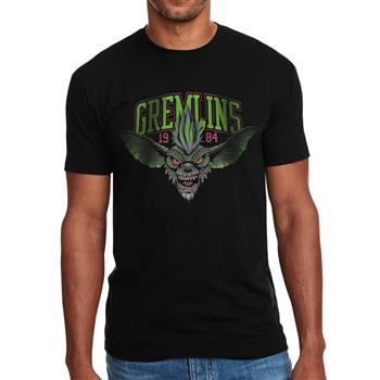 Gremlins Strip 1984 Green Logo T-Shirt