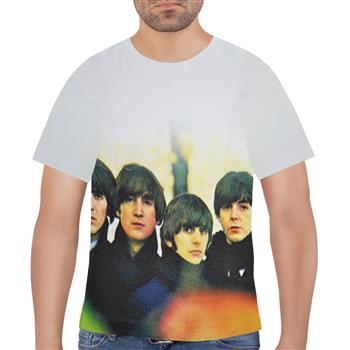 Beatles (The) Sublimation Faces T-Shirt