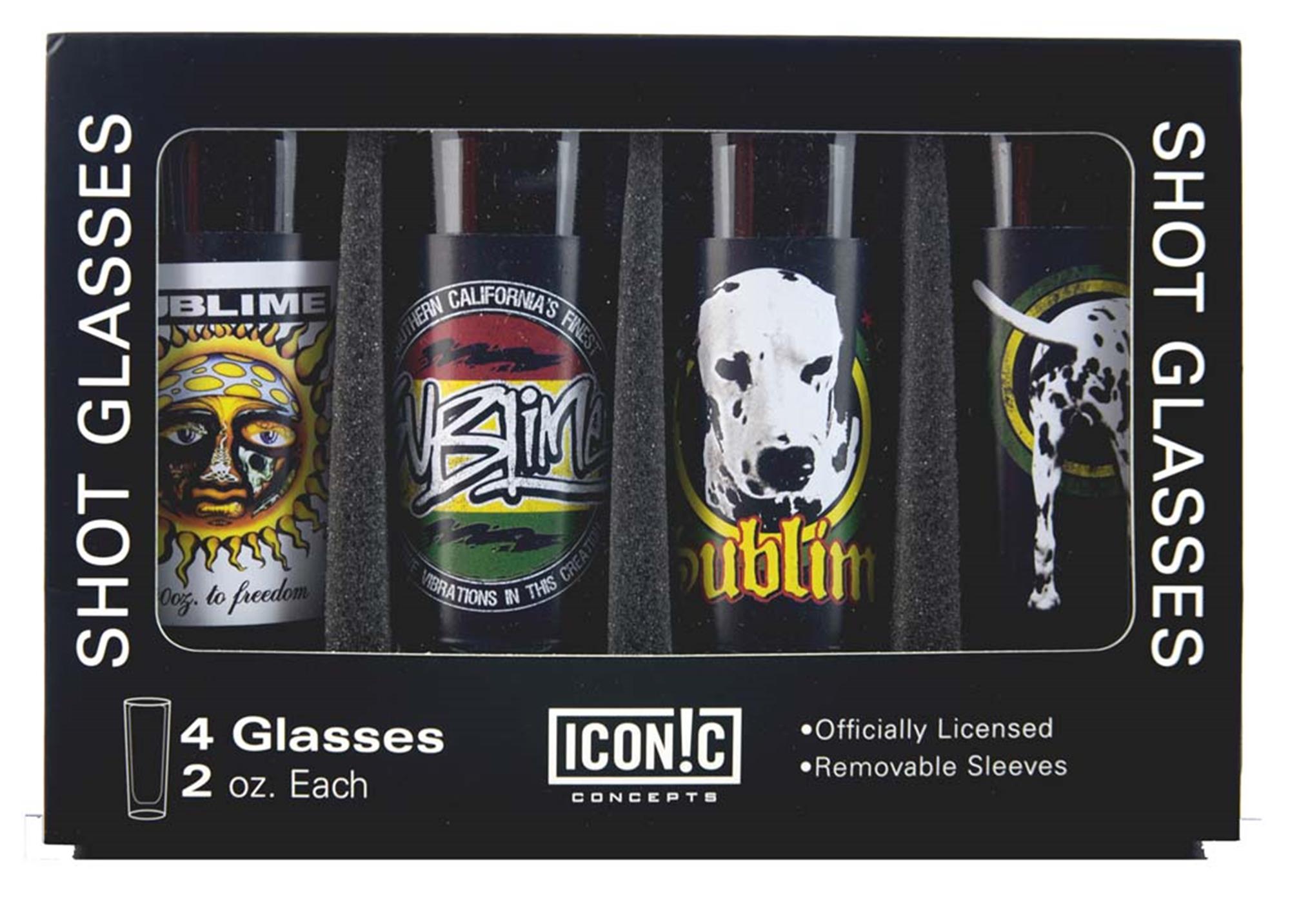 Sublime Sublime Shot Glasses Set (4 Pack)