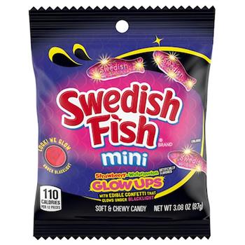  Swedish Fish Mini Glow Ups - 87g