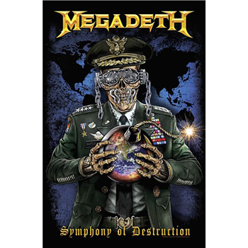 Megadeth Symphony of Destruction Premium Flag