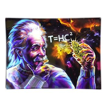  T=HC2 BLACK HOLE EINSTEIN GLASS TRAY